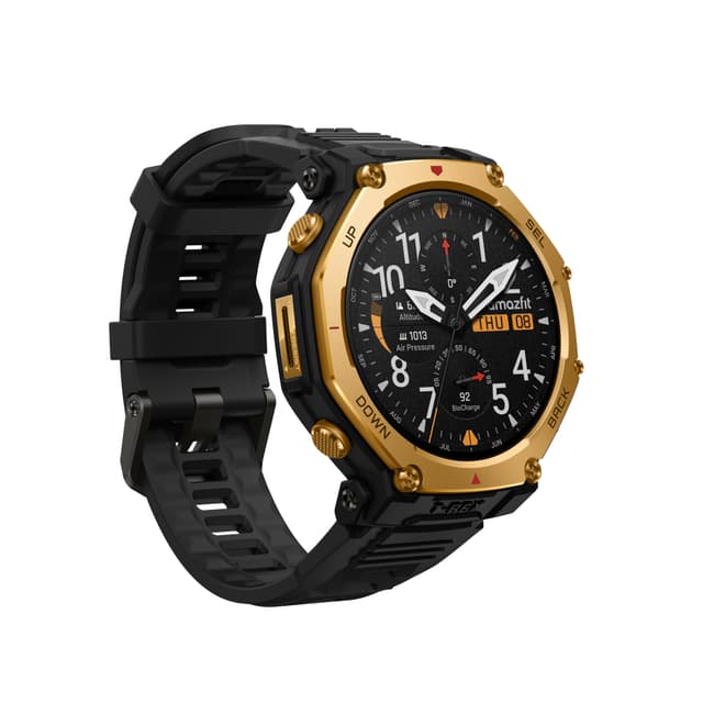 Pellicola Protettiva In Vetro Per Huami Amazfit T-Rex 3 Pro (48 Mm) - Durezza 9H, Antimpronte, AirGlass, Made In Germany