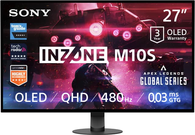 Sony Inzone M10S  27" QHD/OLED/480Hz/0,03ms/HAS bildskärm gaming