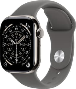 Apple Watch S11 42mm CEL (Natural Titanium/Stone Gray Sport Band) M/L