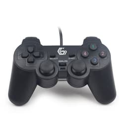 Gembird Dual Vibration Wired Game Controller til pc - Svart