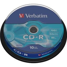 Verbatim CD-R-plater 52x 700 MB 10-pakning
