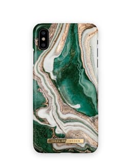 Printed Case iphone X / XS Golden Jade Marble