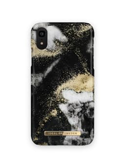 Fashion Case iPhone XR Black Galaxy Marble