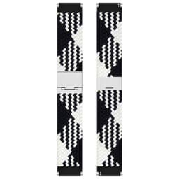 Flettet elastisk klokkereim OnePlus Watch Lite - Svarthvit