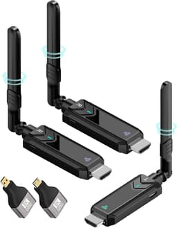 Trådlös HDMI-sändare/mottagare 1 till 2, 1080P 60Hz 400m