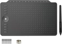 GAOMON Grafisk Tegneplade 12"" med 8 genvejsknapper & 13 multimedieknapper