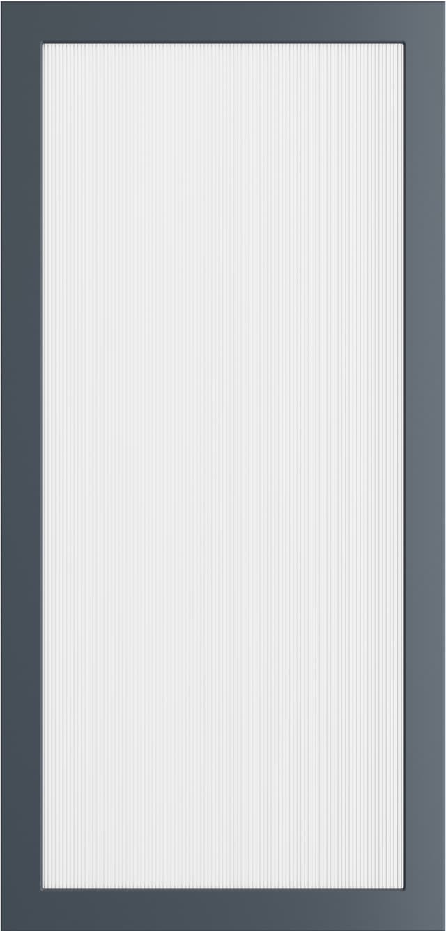 Epoq Trend Blue Grey räfflad glaslucka 60x125