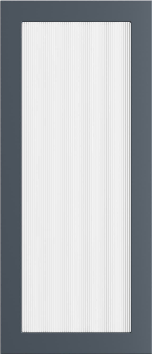 Epoq Trend Blue Grey räfflad glaslucka 40x92