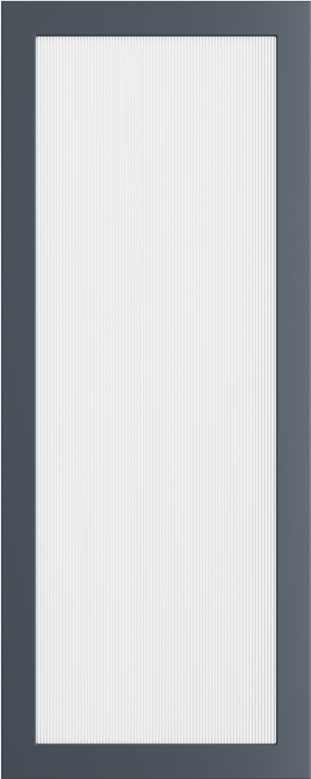 Epoq Trend Blue Grey räfflad glaslucka 50x125