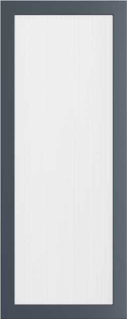 Epoq Trend Blue Grey räfflad glaslucka 50x125