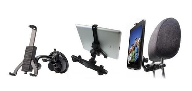 Rebeltec tablet-bilholder med to monteringsmuligheder