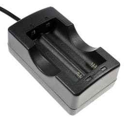 Dubbel batteriladdare för 18650-batterier