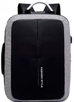 Ryggsekk Innbruddssikker 16,5"" - Grå
