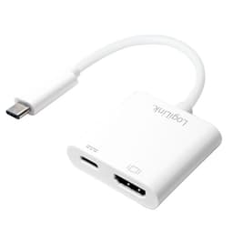 LogiLink USB-C till HDMI + USB-C Adapter
