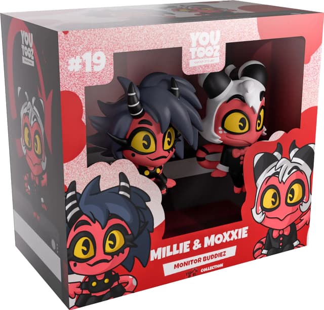 Youtooz Helluva Boss: Millie & Moxxie Monitor Buddiez