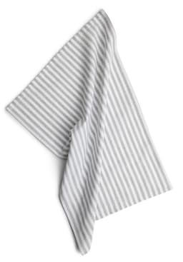 Kosta Linnewäfveriresirkulert kjøkkenhåndkle (40x60cm), Stripete, Grå