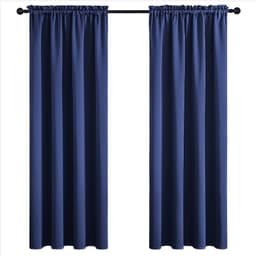 Modernit minimalistiset pimennysverhot olohuoneeseen ja makuuhuoneeseen – yksityisyys ja valon esto Sininen XL