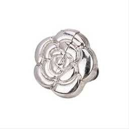 Avtakbare Anti-Lys Gardinbånd - Kamelia Magnetiske Spenner (Sett med 4) Sølv