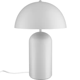 tectake Lille bordlampe Altea, 40W 25 x 25 x 37 cm Hvid