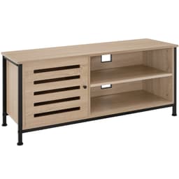 tectake TV-bänk Galway 110 x 41.5 x 50.5 cm Industriellt Lätt Trä, Ek Sonoma