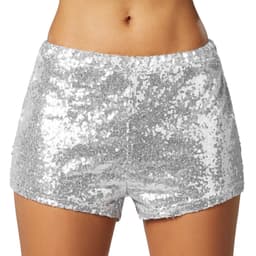 tectake Paljett-Shortsen L, silver