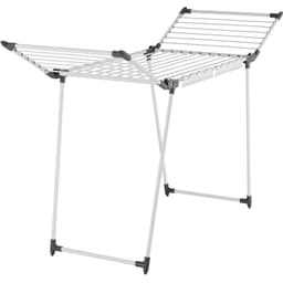 tectake Torkställning Life, 18 m, hopfällbar 60 x 176 x 104 cm Vit