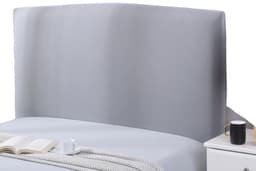 Yleispäällinen sängynpäätylle harmaa 145-160 cm