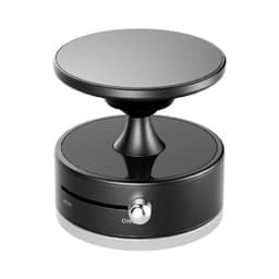 360° pyörivä alumiiniseoksesta valmistettu magneettinen puhelinpidike Musta