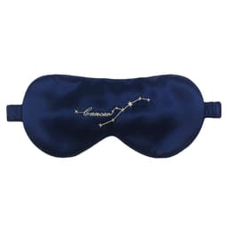 CANCER 100% Mulberry Silk Sleep Eye Mask - Mörkblå, För Resor & Hem Ca