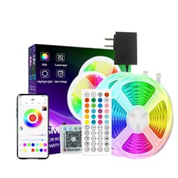 30M RGB LED Strip Lys Kit - EU Plugg, Fargeskiftende med Fjernkontroll