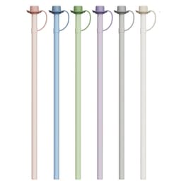 Silikonipillit kannella ja 1 puhdistusharjalla, 6 kpl