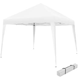 tectake Foldbar havepavillon Linosa 3x3 m 300 x 300 x 255 cm Hvid
