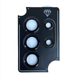 Titaanimusta Eagle Eye -kameran linssinsuojus, yhteensopiva Samsung Galaxy S24 FE:n kanssa