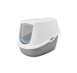 Kattetoalett Robin 54,5x39x39cm hvit/grå