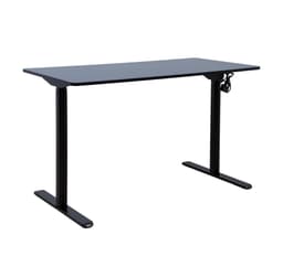 Skrivbord ERGO LIGHT med 1 motor 120x60xH72,5-117,5cm, svart