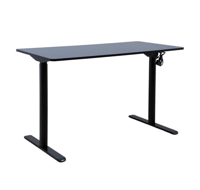 Skrivebord ERGO LIGHT med 1 motor 120x60xH72,5-117,5cm, sort