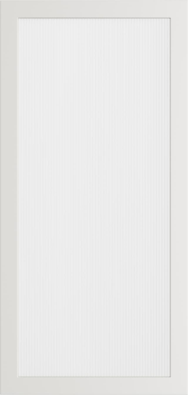 Epoq Trend Classic White räfflad glasdörr 60x125