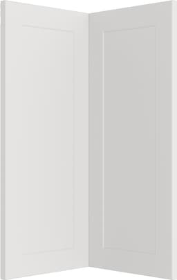 Epoq Canvas Grey White dørfront til basehjørne