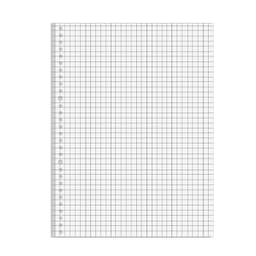 A5 Notebook-refill - 60 ark - Aftagelige sider Grid Refill