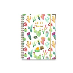 2024-2025 Datert planlegger - A5-agenda med skilleark Flerfarget