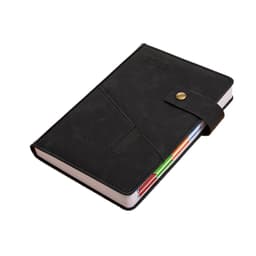 2025 Suunnittelija - A5-muistikirja päiväsivuilla Musta