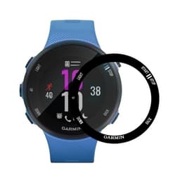 Herdet glass skjermbeskytter kompatibel med Garmin Vivoactive 5 - Svart ramme, 2-pakning