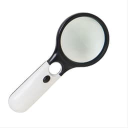 3x LED Opplyst Håndholdt Forstørrelsesglass for Lesing, Inspeksjon og Hobbyer