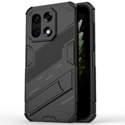SKALO OnePlus 15 Armor Hybrid Punk Suojakuori - Musta