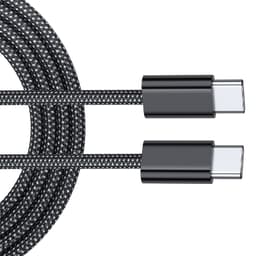 C til C hurtigladekabel 60W Sort L