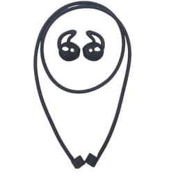 Skyddande silikonremset för Airpods-fodral Svart