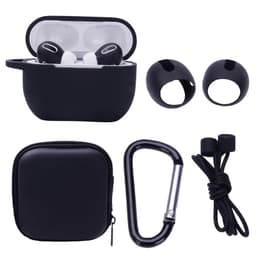 Beskyttelsessett for AirPods Pro trådløse Bluetooth-øretelefoner Sort