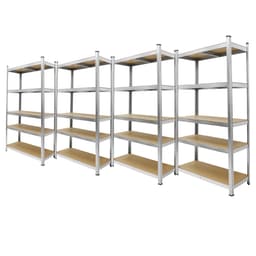 2 x verkstadshyllor 180 x 90 x 40 cm