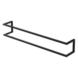 ML-Design handdukstork, stål, 15 x 15 x 90 cm, svart