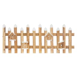 ECD Germany Mini træhavehegn, 98 x 49 x 39 x 4 cm, brun